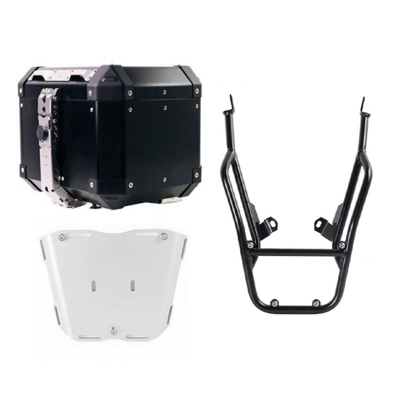 Kit top-case plaque argent BMW F900GS - Unit Garage AL3_BL+4503