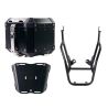 Kit top-case plaque noire BMW F900GS - Unit Garage AL3_BL_BL+4503