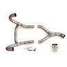 Collecteur sans catalyseur BMW R Nine T Euro5 - Unit Garage Titane