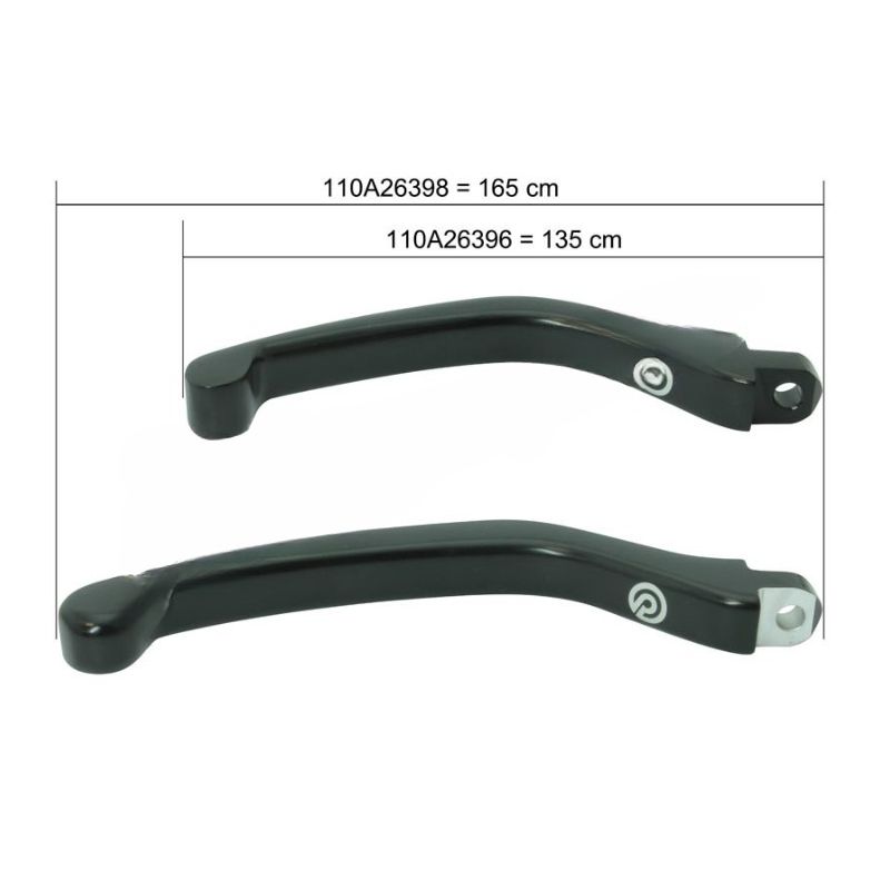 Demi levier court de maître cylindre de frein - Brembo PR19 RCS / PR15 RCS Demi levier court de maître cylindre de frein - Brembo PR19 RCS / PR15 RCS