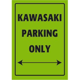 Plaque Alu Bike It - Kawasaki