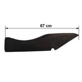Selle r120 g / s noire 4 cm
