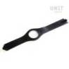 Sangle de réservoir en cuir noir r120r