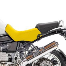 Housse de selle jaune 40th/noir