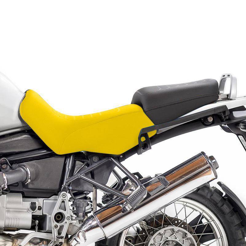 Housse de selle jaune 40th/noir