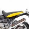 Selle longue en jaune ciel 40e / noir