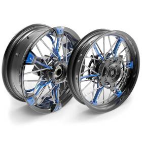 Paire de roues à rayons ninet 24m9 sx-spider tubeless (2014-2016)