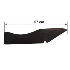 Selle r120 g / s noire 4 cm