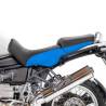 Housse de selle noire / bleue