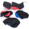 Housse de selle noire / orange