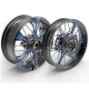 Paire de roues à rayons ninet racer & pure 24m9 sx-spider tubeless (À partir de 2017)