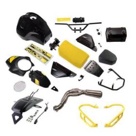 Kit ninet paris dakar jaune 40e avec accessoires