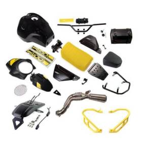 Kit ninet paris dakar jaune 40e avec accessoires