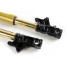 Kit fourche haute ohlins usd + platines et pieds unit garage (version haute)