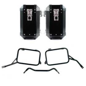 Paire de sacoches aluminium atlas 40l+40l avec cadres r80-r100gs