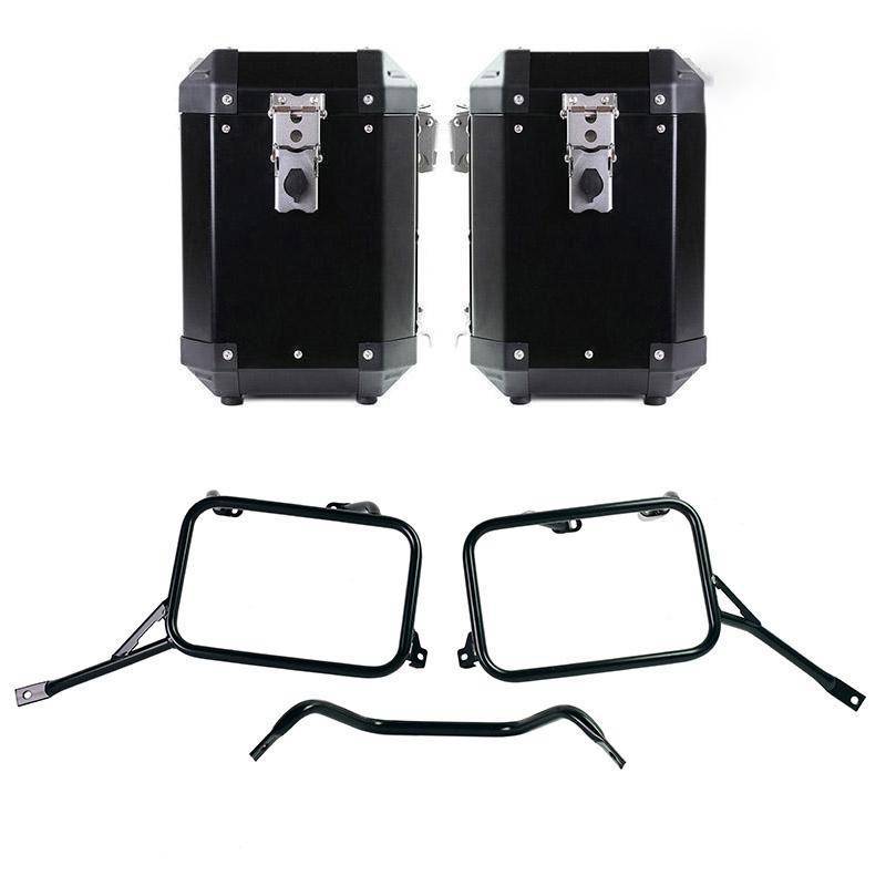 Paire de sacoches atlas en aluminium 47l+47l avec cadres de base r80g/s et r80 gs