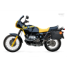 Deux sacoches cavalières khali tpu 35l - 45l + paire de plaques aluminium avec cadres r80-r100gs