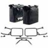 Deux sacoches latérales khali tpu 35 l - 45 l + paire de plaques en aluminium pour cadres moto guzzi stelvio (à partir de 2024)