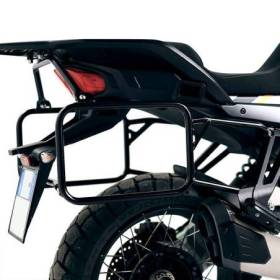 Deux sacoches latérales khali tpu 35 l - 45 l + paire de plaques en aluminium pour cadres moto guzzi stelvio (à partir de 2024)