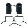 Deux sacoches latérales khali tpu 35 l - 45 l + paire de plaques en aluminium + cadres de sacoches en aluminium pour royal enfie