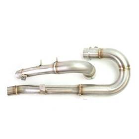 Collecteur d'échappement en acier inoxydable sans catalyseur triumph