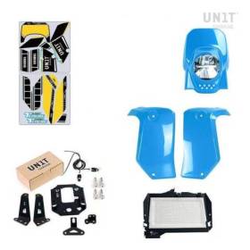 Kit yamaha ténéré 700 classic sky blue (édition extrême ou avec garde-boue haut)