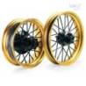 Paire de roues à rayons r18, r18 b, transcontinental 24m9 or