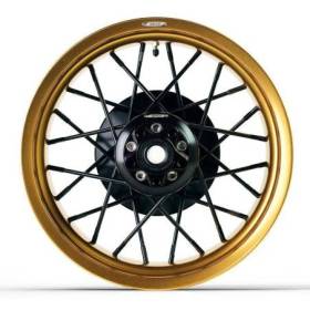 Paire de roues à rayons r18, r18 b, transcontinental 24m9 or