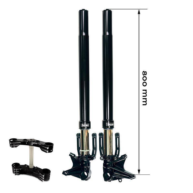 Kit fourche ohlins bmw r18 + plaques de garage unit avec pieds radiaux