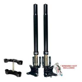Kit fourche ohlins bmw r18 + plaques de garage unit avec pieds radiaux