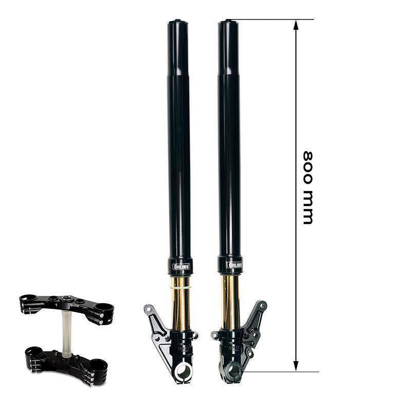 Kit fourche ohlins bmw r18 + plaques de garage unit avec pieds axiaux