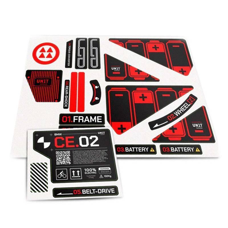 Autocollants bmw ce 02