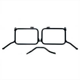 Cadres de sacoches en aluminium pour échappement d'origine royal enfield himalayan 450 (à partir de 2024)