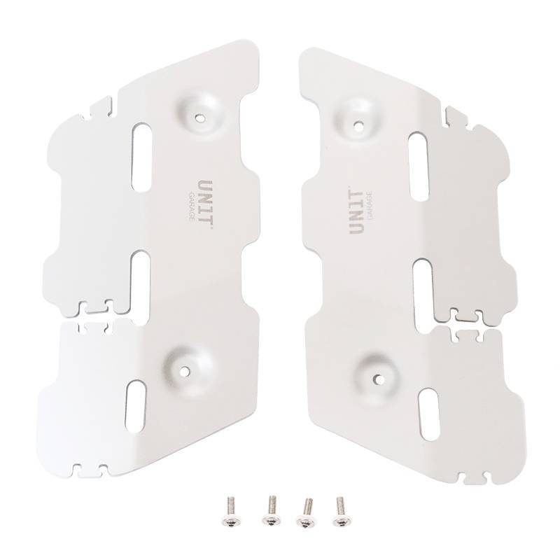 Protections latérales en aluminium argenté himalayan 450 (à partir de 2024)