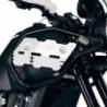 Protections latérales en aluminium argenté himalayan 450 (à partir de 2024)