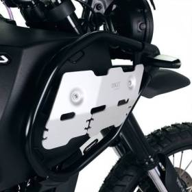 Protections latérales en aluminium argenté himalayan 450 (à partir de 2024)