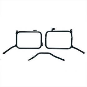 Cadres de sacoches en aluminium pour échappement aftermarket royal enfield himalayan 450 (à partir de 2024)