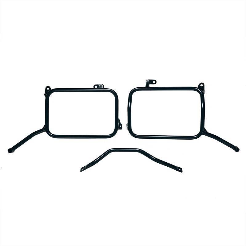 Cadres de sacoches en aluminium pour échappement aftermarket royal enfield himalayan 450 (à partir de 2024)