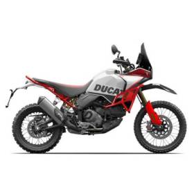 Barre de protection de réservoir rouge ducati desertx