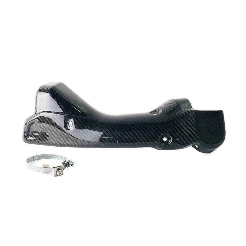 Cache pare-chaleur en carbone pour silencieux rad (code 4009)
