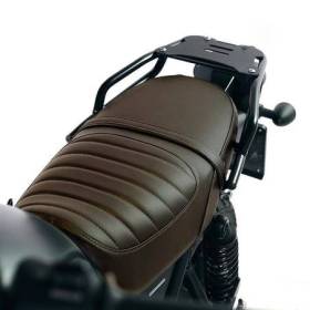 Housse de siège en cuir marron honda cl