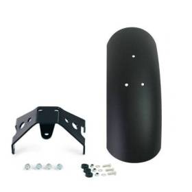 Garde-boue bas en aluminium honda cl avec stabilisateur de fourche noir mat