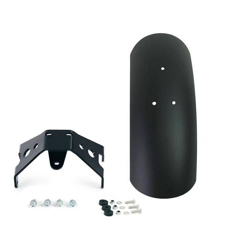 Garde-boue bas en aluminium honda cl avec stabilisateur de fourche noir mat