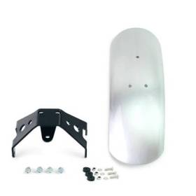 Garde-boue bas en aluminium honda cl avec stabilisateur de fourche argent