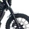 Garde-boue bas en aluminium honda cl avec stabilisateur de fourche argent
