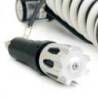 Bouton de précharge d'amortisseur d'origine bmw r12 ninet - r12 - r12 g/s argenté