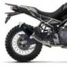 Échappement cf moto 450mt (à partir de 2024) noir avec soudures visibles