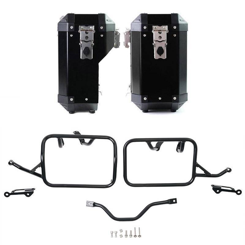 Paire de sacoches aluminium atlas 40l+34l + sacoches aluminium pour bmw r12 g/s