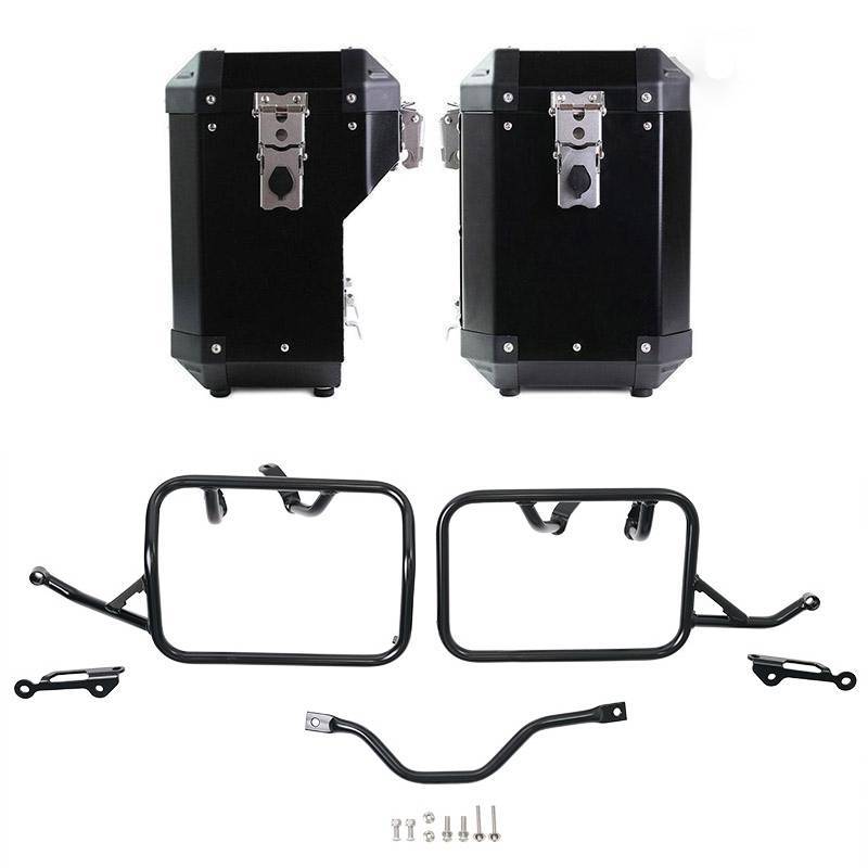 Paire de sacoches aluminium atlas 47l+41l pour cadres bmw r12 g/s