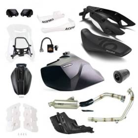 Kit avec silencieux en acier inoxydable royal enfield himalayan 450 (à partir de 2024)